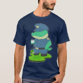 Crocodile Coffee Cup T-Shirt (Vorderseite)