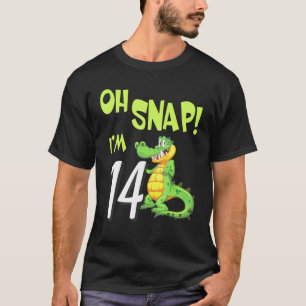 Crocodile Dancing Frohes Mein Geburtstag Oh Snap I T-Shirt