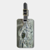 Crocodile Eye Luggage Tag Gepäckanhänger (Vorderseite vertikal)