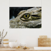 Crocodile eye poster (Küche)