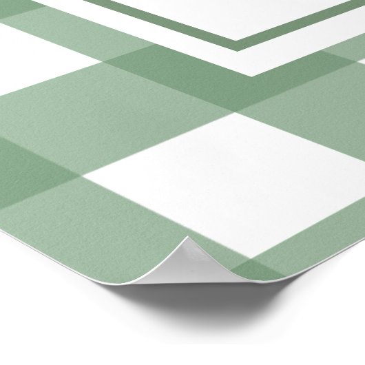 Crocodile First Birthday Milestone Geburtstag Poster (Ecke)