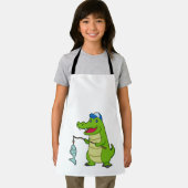 Crocodile Fishing Fisher Finish Schürze (Insitu)