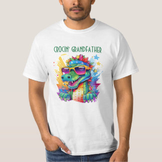 Crocodile Geburtstag Großvater Onkel Matching T-Shirt
