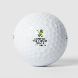 Crocodile Golfer lustige Sprichwort Quotes Golfball