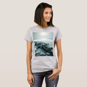Crocodile in the snow T-Shirt (Vorne ganz)
