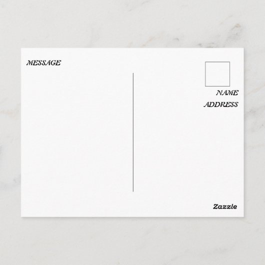 CROCODILE JOKE POSTKARTE (Rückseite)