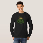 Crocodile King mit einem Krontierkampfgesicht T-Shirt (Vorne ganz)