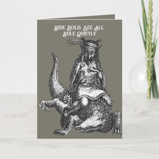 Crocodile King of Shadows Karte (Vorderseite)