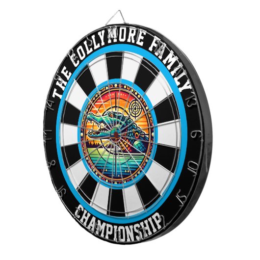 Crocodile Lake Target View Dartscheibe (Vorderseite rechts)