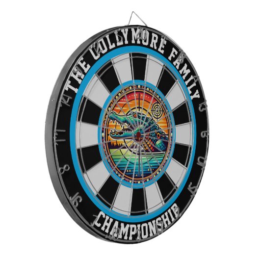 Crocodile Lake Target View Dartscheibe (Vorderseite Links)