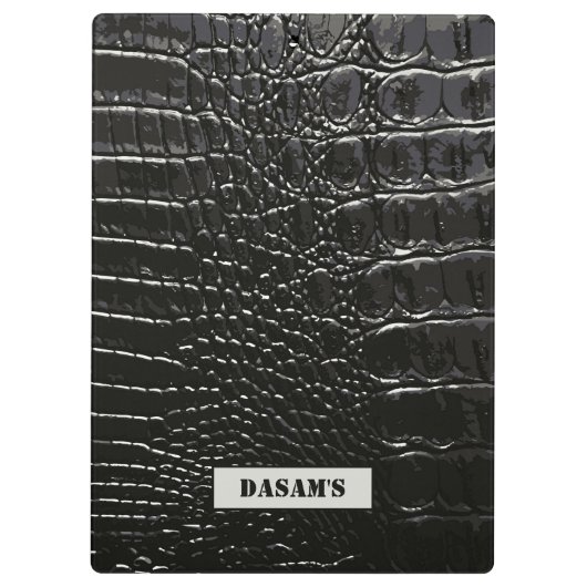 CROCODILE LEATHER KLEMMBRETT (Rückseite)