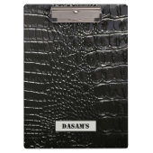 CROCODILE LEATHER KLEMMBRETT (Vorderseite)