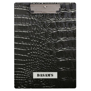 CROCODILE LEATHER KLEMMBRETT