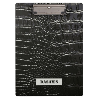 CROCODILE LEATHER KLEMMBRETT