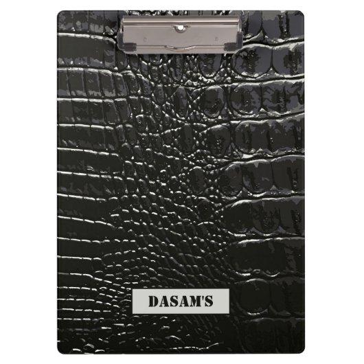 CROCODILE LEATHER KLEMMBRETT (Vorderseite)