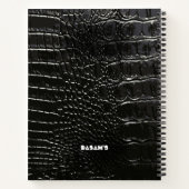 CROCODILE LEATHER NOTIZBLOCK (Rückseite)