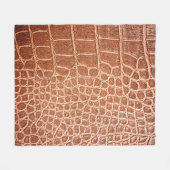 Crocodile leather pattern backgroundabstract,allig fleecedecke (Vorderseite (Horizontal))