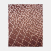 Crocodile leather pattern backgroundabstract,allig fleecedecke (Vorderseite)