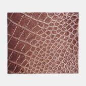 Crocodile leather pattern backgroundabstract,allig fleecedecke (Vorderseite (Horizontal))