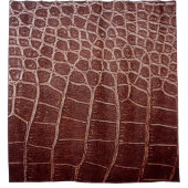 Crocodile leather patternabstract,alligator,animal duschvorhang (Vorderseite)