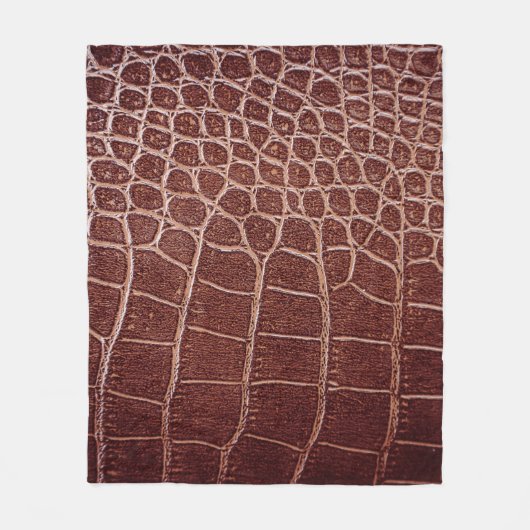 Crocodile leather patternabstract,alligator,animal fleecedecke (Vorderseite)