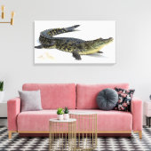 Crocodile Leinwanddruck (Insitu (Wohnzimmer))