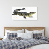 Crocodile Leinwanddruck (Insitu (Schlafzimmer))