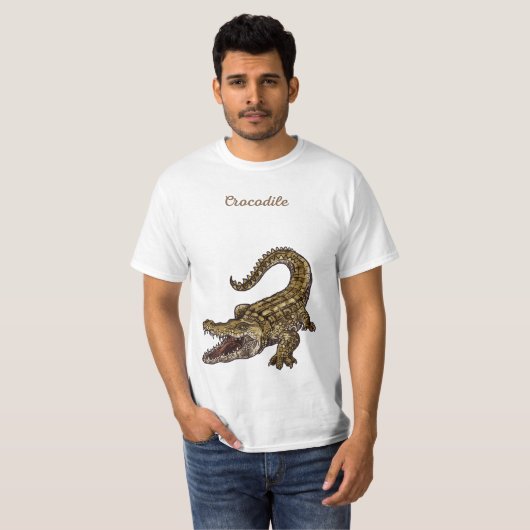 Crocodile menus T - Shirt (Vorne ganz)