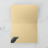 Crocodile Monitor Lizard Flachkarte Karte (Innenseite)