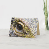 Crocodile Monitor Lizard Flachkarte Karte (Vorderseite)