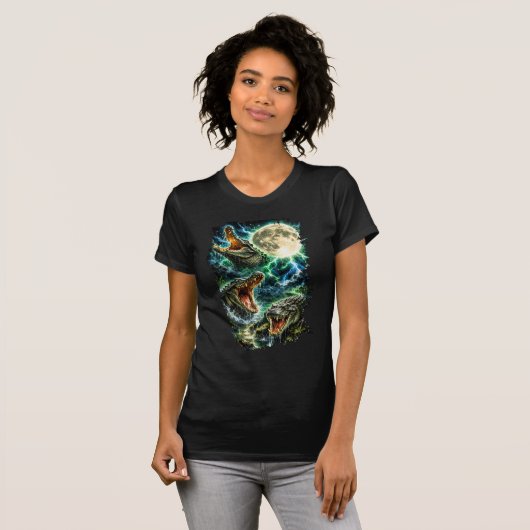Crocodile Moon T-Shirt (Vorne ganz)