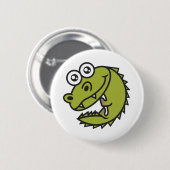 Crocodile Niedlich Baby Croc Button (Vorne & Hinten)