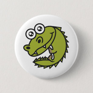 Crocodile Niedlich Baby Croc Button