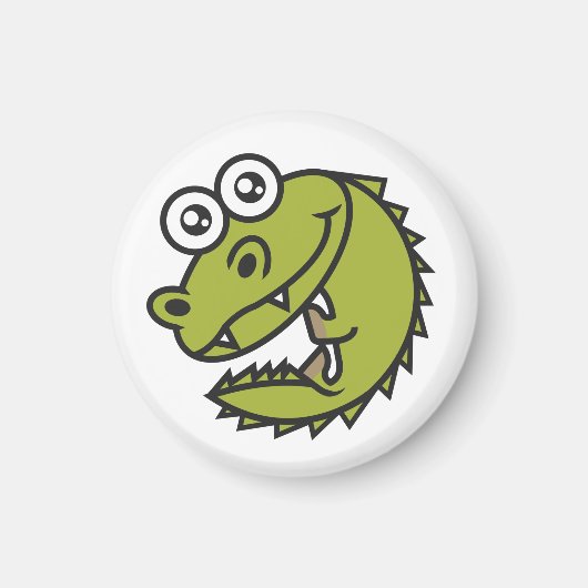 Crocodile Niedlich Baby Croc Magnet (Vorne)