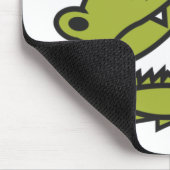 Crocodile Niedlich Baby Croc Mousepad (Ecke)