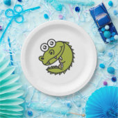 Crocodile Niedlich Baby Croc Pappteller (Party)
