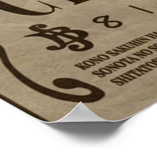 Crocodile One Piece Wollte Bounty Poster (Ecke)