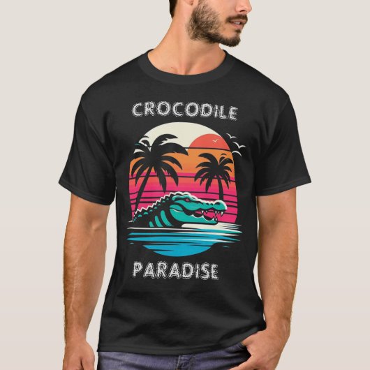 CROCODILE PARADISE T-Shirt (Vorderseite)