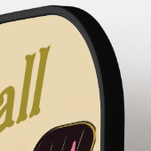 Crocodile Pink Drink Pickleball Paddel Pickleball Schläger (Linke Seite)