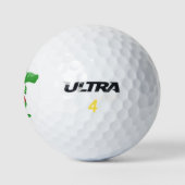 Crocodile Playing Golf Golfball (Logo)