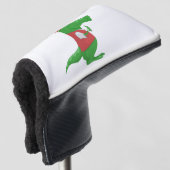 Crocodile Playing Golf Headcover (3/4 Vorderseite)