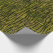 Crocodile Print Geschenkpapier (Ecke)