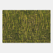 Crocodile Print Geschenkpapier Set (Vorderseite 3)