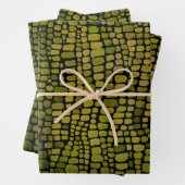 Crocodile Print Geschenkpapier Set (Beispiel)