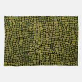 Crocodile Print Geschirrtuch (Horizontal)