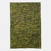 Crocodile Print Geschirrtuch (Vertikal)