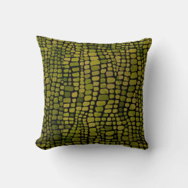 Crocodile Print Kissen