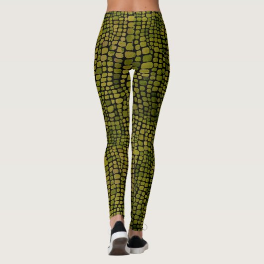 Crocodile Print Leggings (Rückseite)