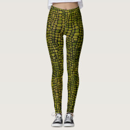 Crocodile Print Leggings