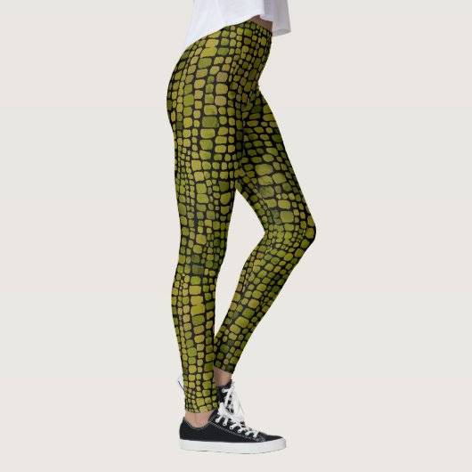 Crocodile Print Leggings (Rechts)